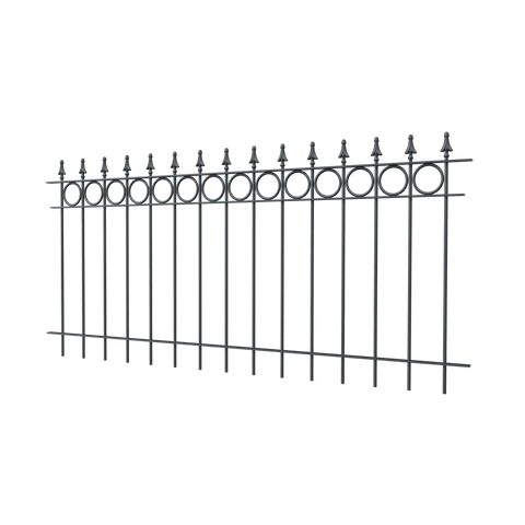 Zaun Belluno | pulverbeschichtet anthrazit