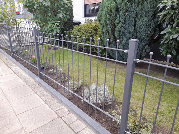 Zaun Como | Pulverbeschichtet Anthrazit