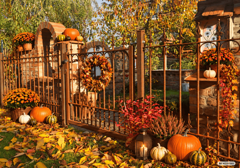 Herbstdeko draußen: 5 Tipps, wie Sie Ihren Zaun herbstlich dekorieren