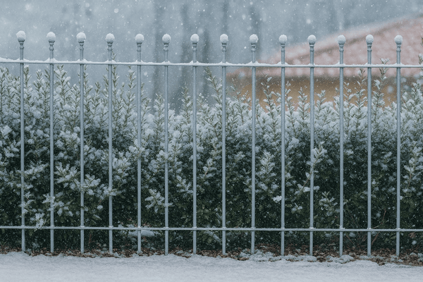 Betrouwbaar winterbestendig: met onderhoudsarme metalen hekken de koude periode door
