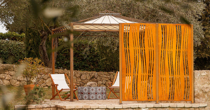 Voordelen van een cortenstalen tuinscherm