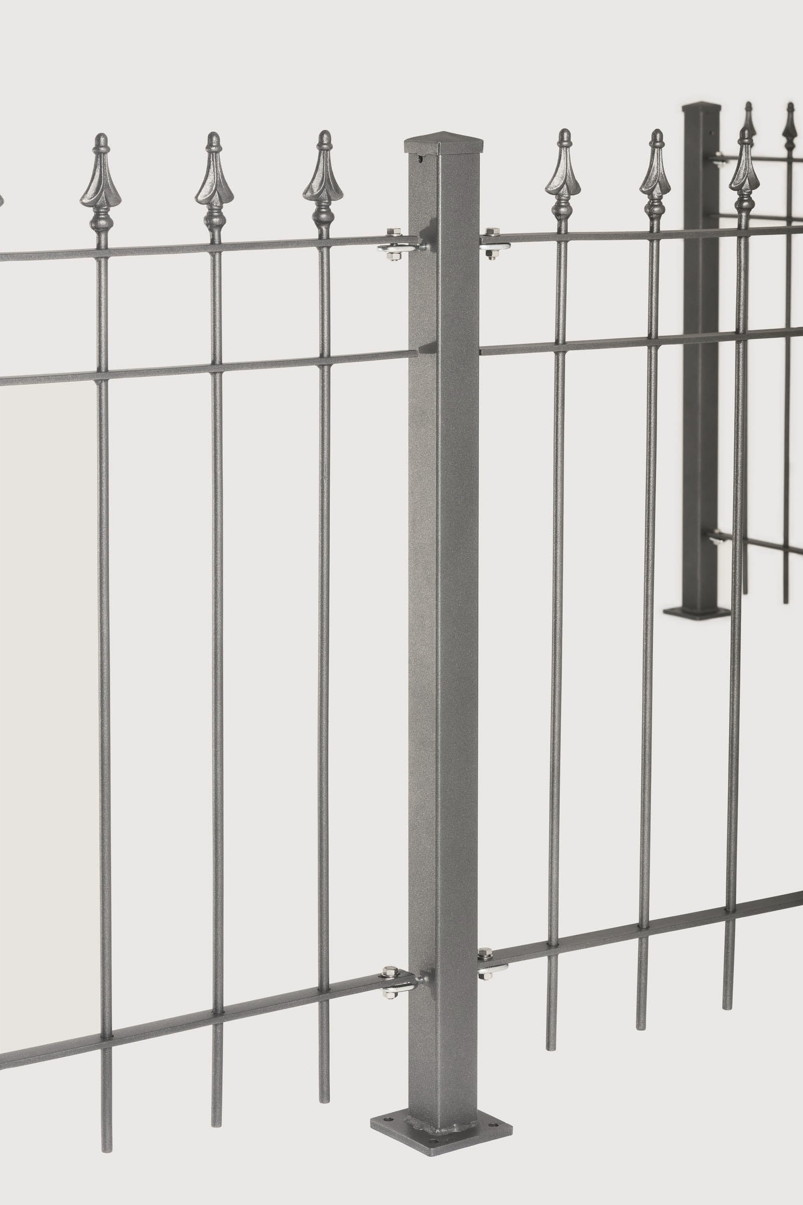 Zaun Pino in pulverbeschichtet anthrazit