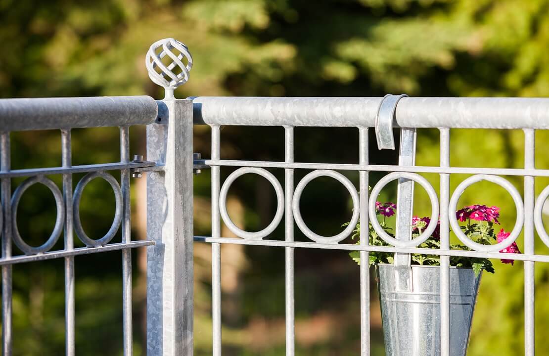 Geländer Belluno als Detailansicht | Feuerverzinkt