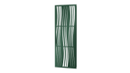 Sichtschutz Arno als 3D-Modell | Pulverbeschichtet Sonderfarbe RAL 6005 Moosgrün