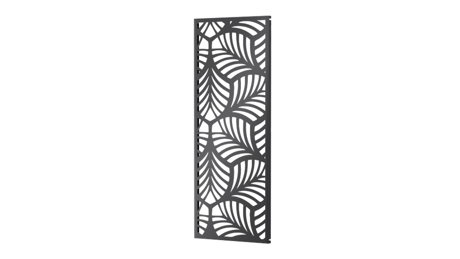 Sichtschutz Piave als 3D-Modell | Pulverbeschichtet Sonderfarbe RAL 7016 Anthrazitgrau