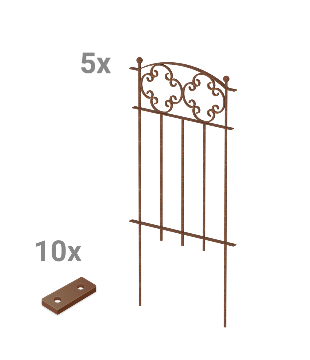 Set Sierhekje Rosa