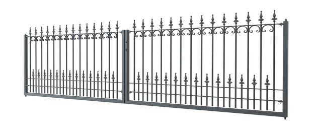 Hoftor Lucca | pulverbeschichtet anthrazit