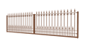 Zweiflügeliges Tor Lucca als 3D Modell | Unbeschichtet