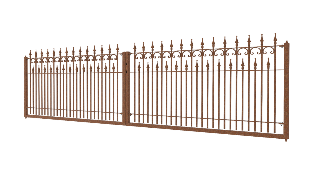 Zweiflügeliges Tor Lugano als 3D Modell | Unbeschichtet