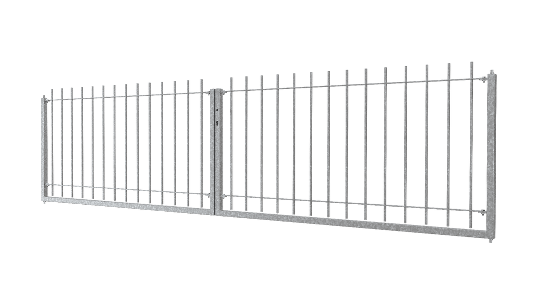Zweiflügeliges Tor Padua als 3D Modell | Feuerverzinkt