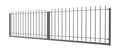 Zweiflügeliges Tor Padua als 3D Modell | Pulverbeschichtet anthrazit